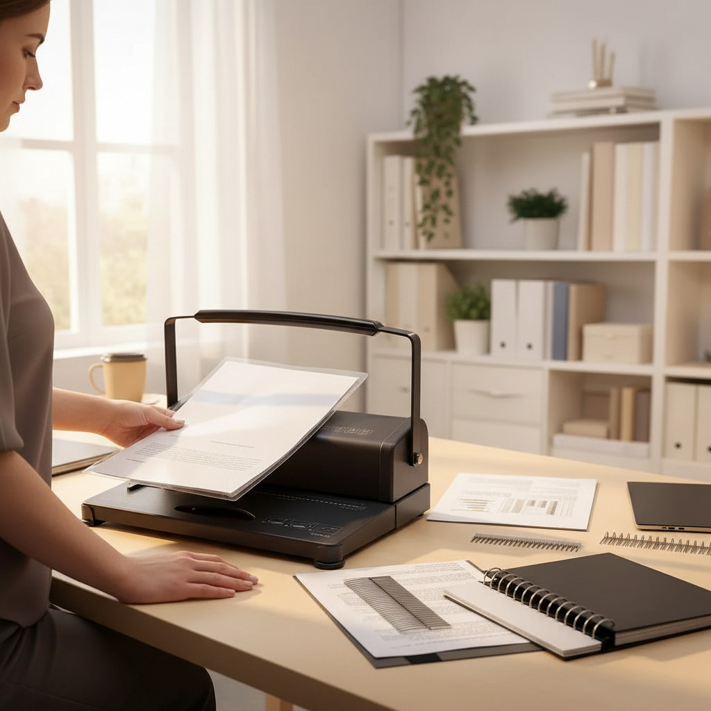 Aparat profesional indosariat, 450 coli A4, perforare 12 coli 70 g, 46 perforatii - imagine 17